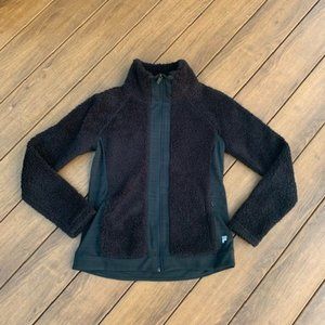 FILA Sport Black Fleece Zip Jacket Excellent Shape